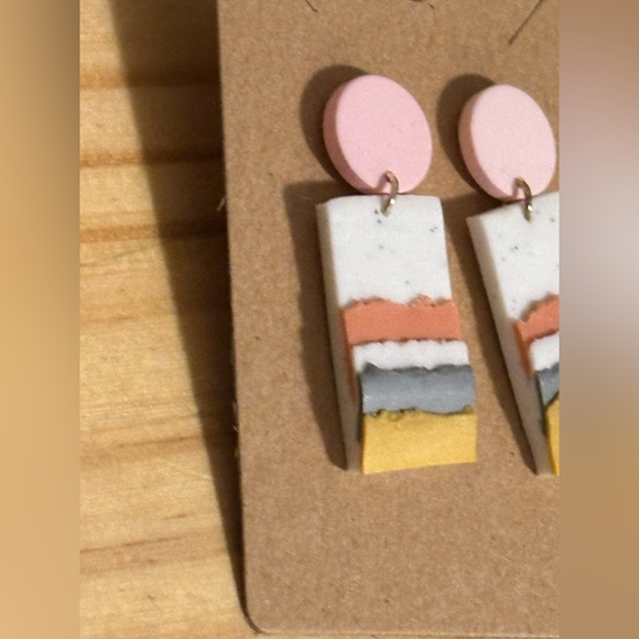 Handcrafted clay polymer earrings
post back
Lightweight, super cute, unique - Picture 2 of 5